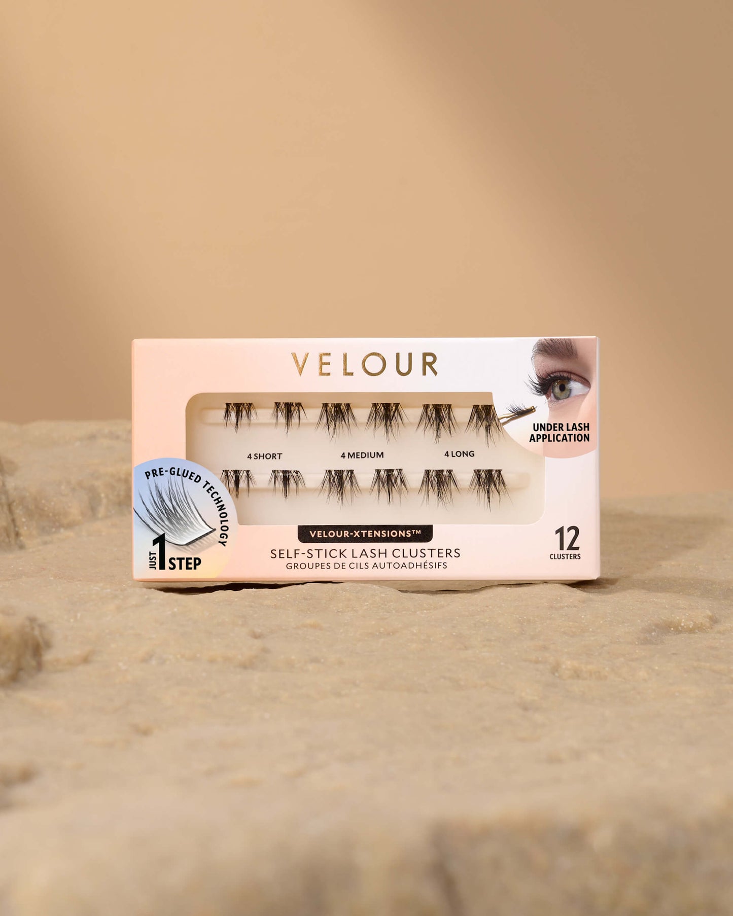 Spiky Chic Velour-Xtensions™ Self-Stick Lash Clusters
