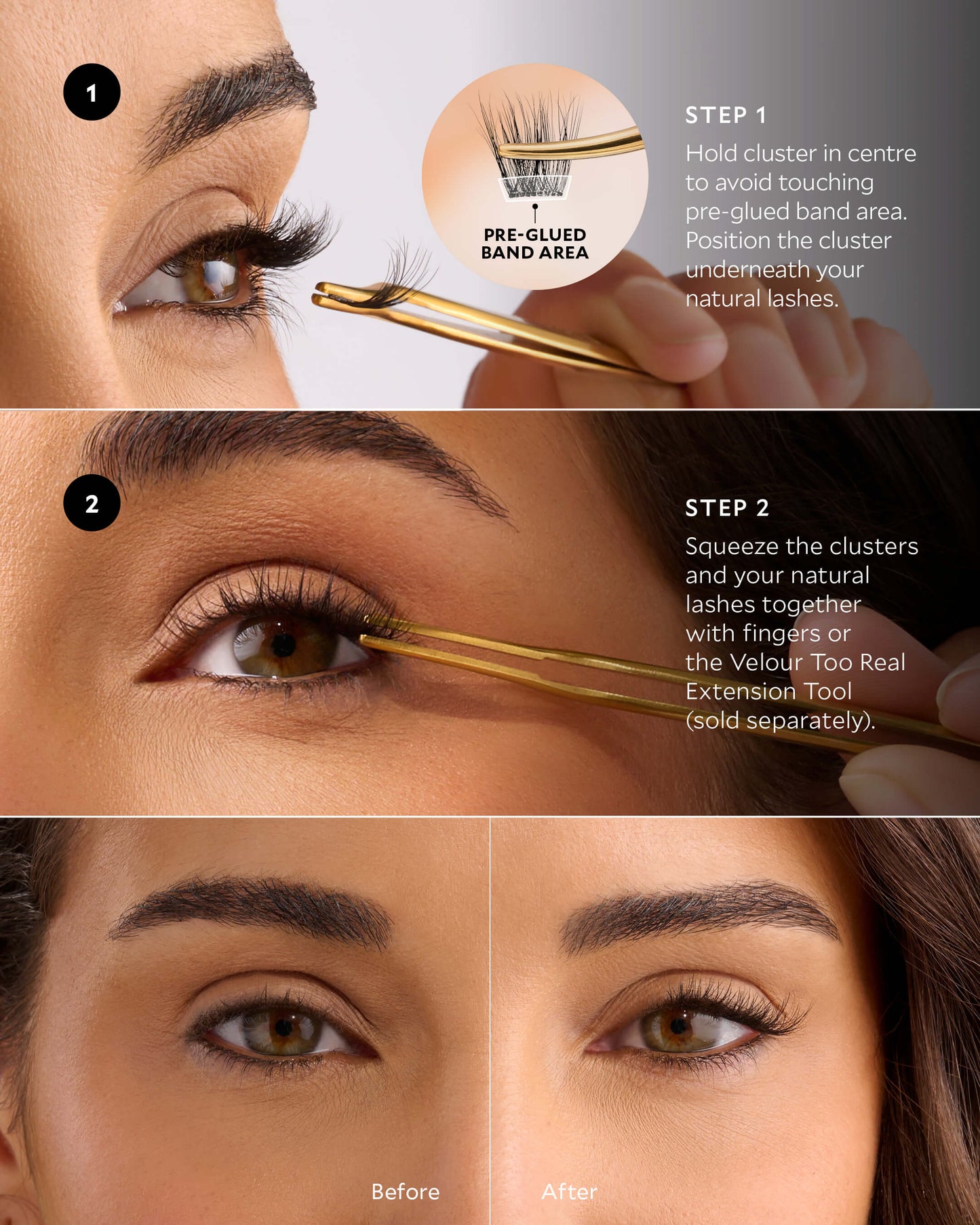 Everyday Natural Velour-Xtensions™ Self-Stick Lash Clusters
